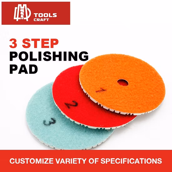 7 Inch Diamond Polishing Pad for Curved Surface