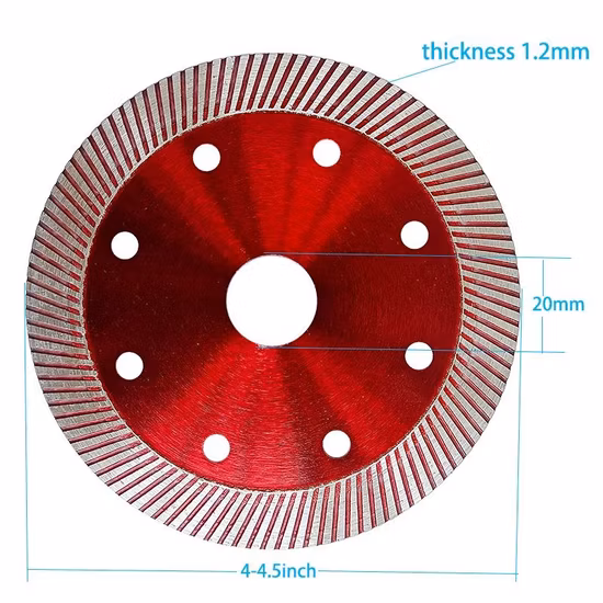 4 Inch 105 mm Turbo Diamond Cutting Blade for Granite