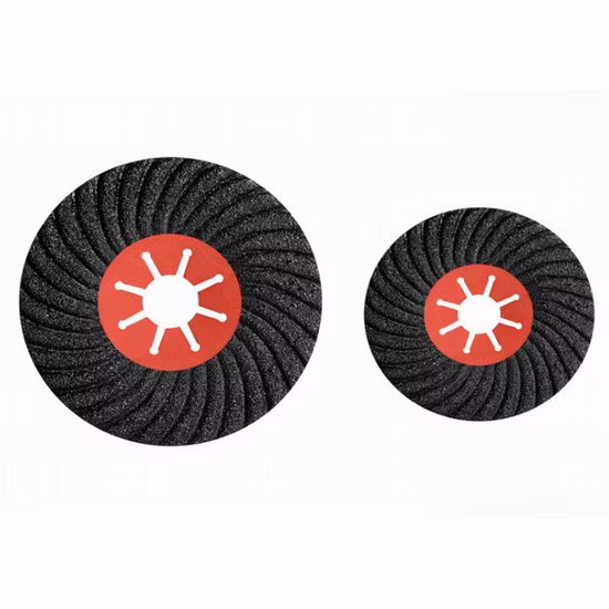 Factory 4 5 6 7 Inch Shipyard Abrasive Fibre Grooved Sand/Sanding Disc