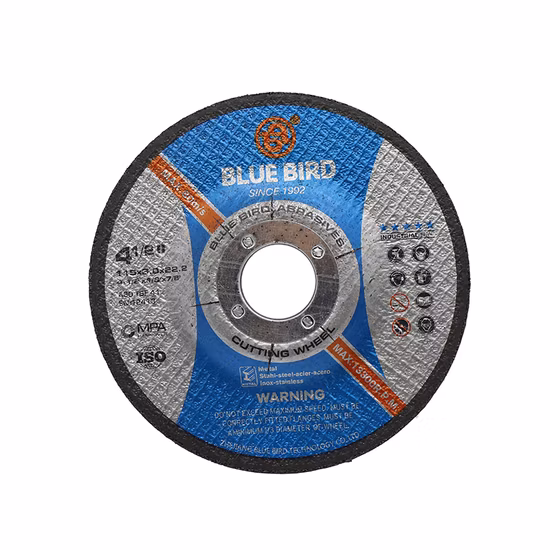Bluebird Depressed Grinding Wheel for Metal Abrasive with MPa Certificates