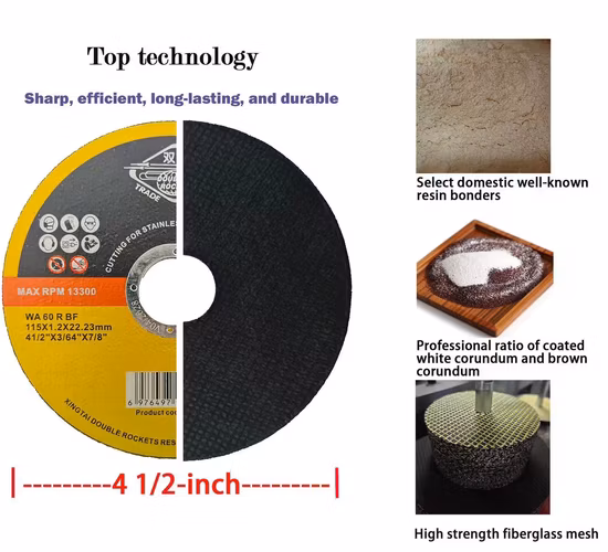4 Inch Stainless Steel Cutting Discs Cutting Disc for Metal