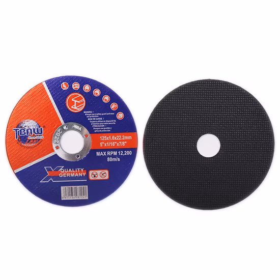 Specially Developed Cutting Metal 5inch Cut off Wheel Professional Manufacture